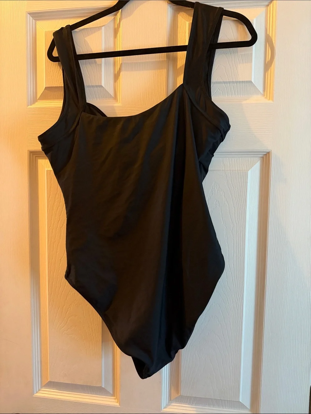 Nia Ruched J. Crew one piece black Swimsuit